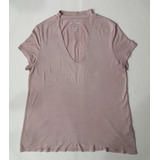 Blusa American Eagle Escotada Talla L/g, Color Rosa