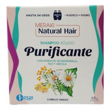 Shampoo Sólido Meraki Natural Hair - Purificante X 65 Gr