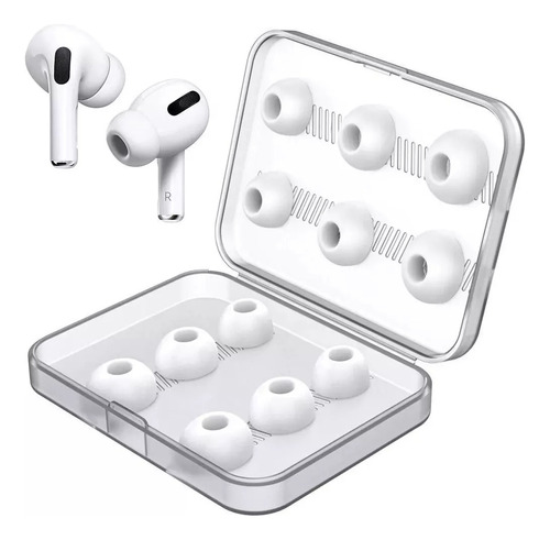 6 Pares De Almohadillas De Silicona Para AirPods Pro 1 2