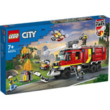 Lego® City - Unidad Móvil De Control De Incendios (60374) Cantidad De Piezas 502