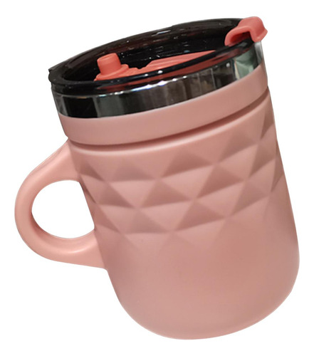 Taza De Café Taza Térmica Con Tapa Portátil 400 Ml Con