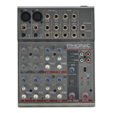 Phonic Am105fx Mixer 2 Entradas Xlr O Linea 4 Stereo Efectos