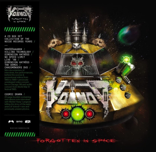 Voivod Forgotten In Space Cd+dvd Boxset