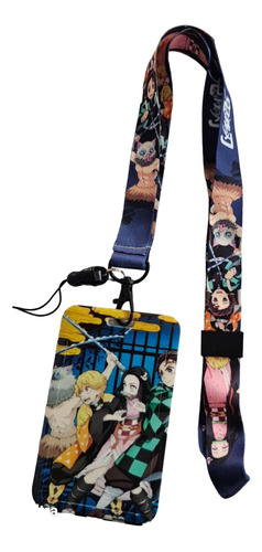 Porta Sube Demon Slayer Anime Colgante Tarjeta Funda +seguro