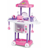 Cozinha Infantil Completa Riva Chef Rosa - Tateti