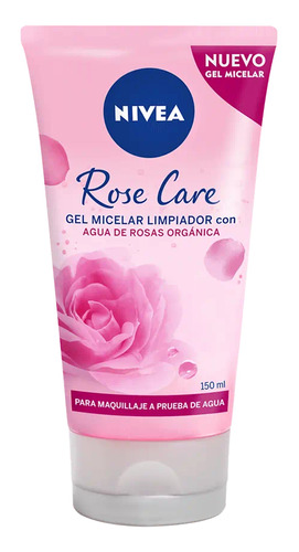 Gel Micelar Limpiador Facial Rose Care 150ml Nivea