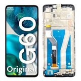 Frontal Display Lcd Touch Tela Moto G60 Com Aro Original