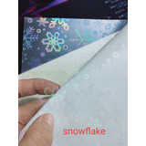 Pack 10 Hojas A4 Laminado En Frío Snowflake