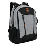 Mochila Porta Laptop Legend Gris Claro Melange Head Color Gris Melange