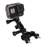 Soporte Accesorio Manubrio Gopro Bicicleta O Moto + Brazos