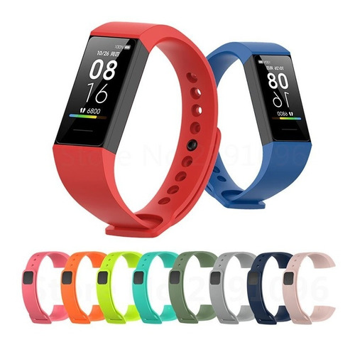 Correa Para Xiaomi Mi Band 4c De Silicón Varios Colores