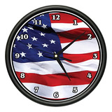 Reloj De Pared De Bandera Americana Regalo De Barras Y ...