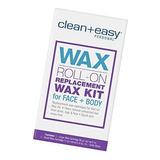 Fácil Roll-on Wax Cartuchos De Repuesto Clean Kit De Reemp