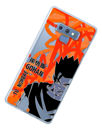 Funda Para Galaxy Dragon Ball Z Gohan Con Personalizacion