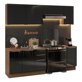 Cocina Integral Luna Lux Madesa Con Acessorios 240cm Mn