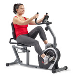 Bicicleta Sunny Health & Fitness Reclinable Y Magnética, 3.