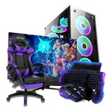 Cpu Pc Gamer I7 Com 16gb /hd+ssd + Kit Game Completo+cadeira