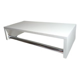 Cabideiro Branco Organizador Parede Arara 1 Prateleira 50cm