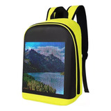 Mochila Personalizable Con Pantalla Led A Color Para Viajar