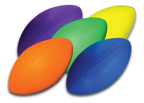 Pelota Rugby Grande Goma Espuma 24x13cmx20 Unidades Suavecol