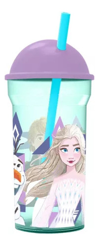 Vaso Infantil Transparente 460ml Tapa Alta