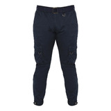 Pantalon Hombre Cargo Jogger Bolsillos Slim Fit Roosevelt 