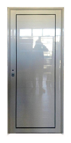 Puerta De Aluminio Blanco Exterior Reforzada 95 X 200