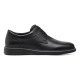 Zapato Flexi Casual Agujetas Hombre Piel 413101 Negro 