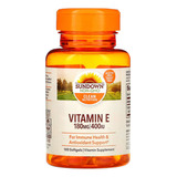 Vitamina E 400 Ui Sundown Naturals 100 Cápsulas