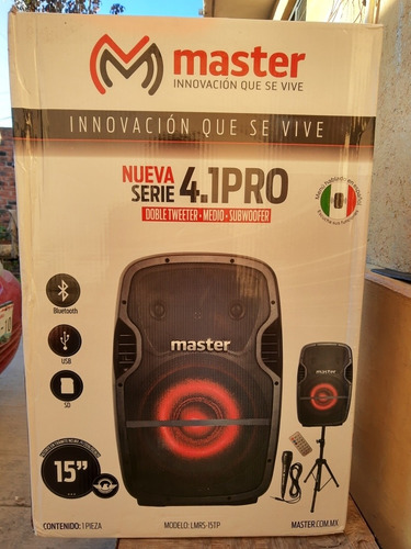 Boocina Master 15 Pulgadas $2400