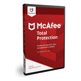 Mcafee Total Protection/5 Dispositivos/1 Año