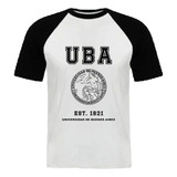 Remera Manga Ranglan Universidad De Buenos Aires Uba 