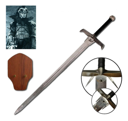 Espada Medieval Vilão Kurgan Highlander Tamanho Real 1,27 M