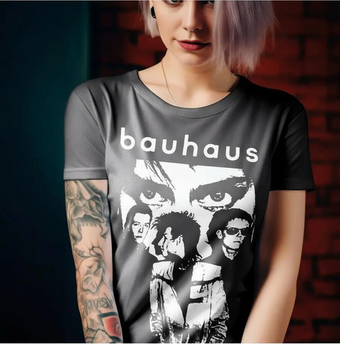 Playeras Bauhaus Goth Rock Glam Band Vintage Algodón 100% | Meses sin interés