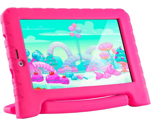 Tablet Infantil Multilaser Rosa C/ Entrada Para Chip 3g Nota
