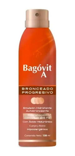 Bagovit Bronceado Progresivo Emulsión Hidratante Spray 150ml