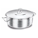 Cacerola Acero Inoxidable C/tapa 22qt. Mega Cook Lps-22