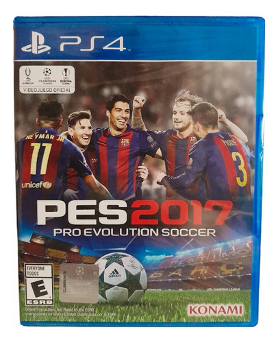 Pes 2017 Ps4 - Standard Edition - Impecable - Mastermarket