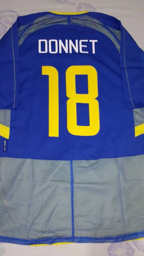 Camiseta De Boca Intercontinental 2003 #18 Donnet