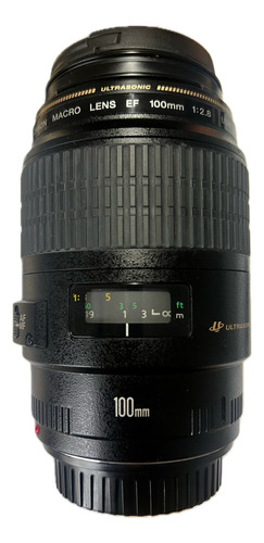Lente Objetivo Canon Ef 100mm F/2.8 Macro Usm