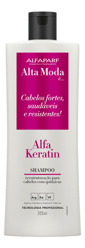 Shampoo Restructuracion Alfa Keratin 300ml Alfaparf