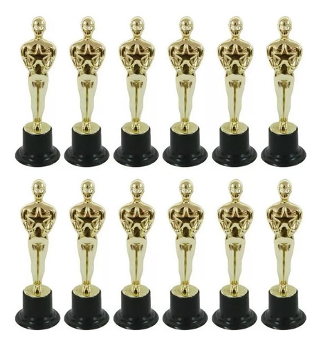 12pcs Oscar Estatuilla Molde Recompensa A Los Ganadores Magn