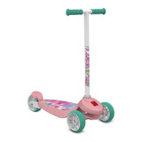 Patinete Skatenet Kid Flower Rosa Suporta 80kg Bandeirate