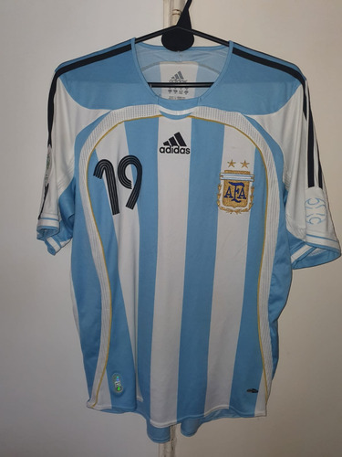 Camiseta Seleccion Argentina Wc2006 adidas Titular #19 Messi
