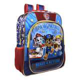 Mochila Primaria Paw Patrol Escolar Panel 3d Original 174589