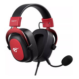 Headset Gamer Vermelho Havit H2002d Ps5, Ps4 E Xbox