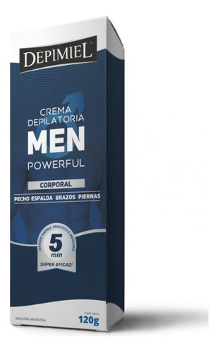 Crema Depilatoria Depimiel Men Powerful Corporal 120 g