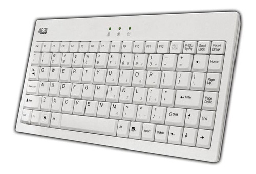 Mini Teclado Usb Blanco - 87 Teclas