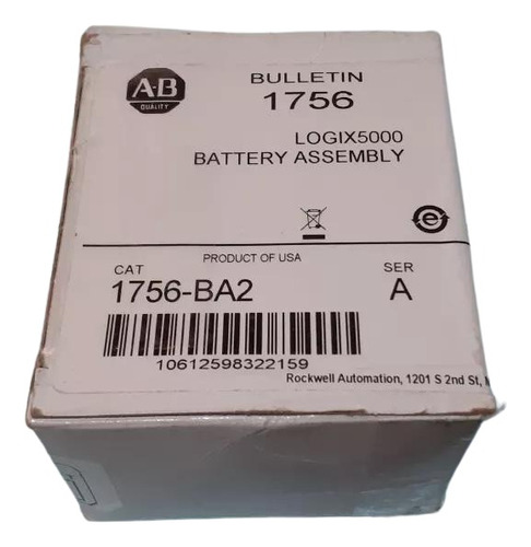 Batería Litio 1756-ba2 Plc Controllogix-5000 Allen Bradley.