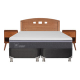 Cama Americana 2 Plazas Cic Ortopedic Advance + Set Gales  